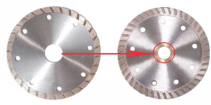10 Inch Wet Diamond Saw Blade Changeable Hole Diameter Apply To Masonry