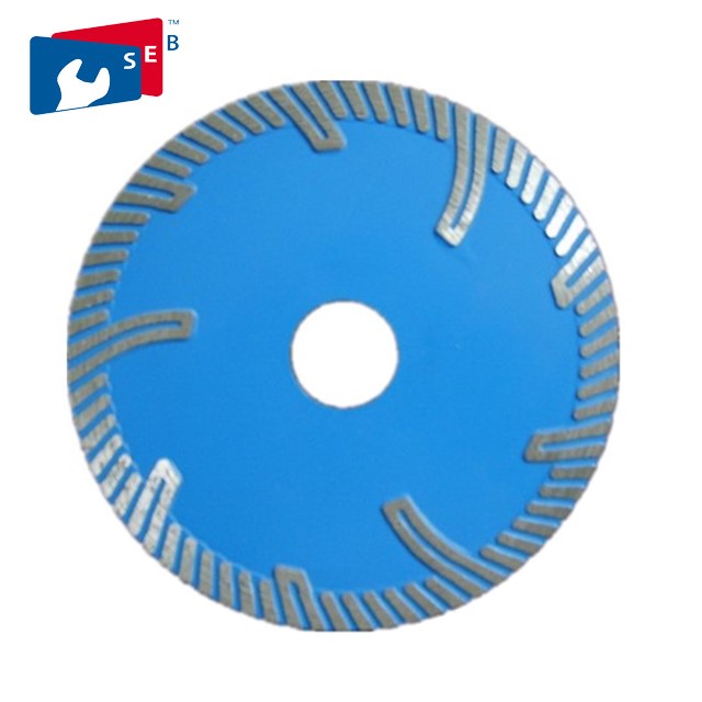 115mm Diamond Blade For Circular Saw , Granite Cutting Disc With Turbo Wave ​​