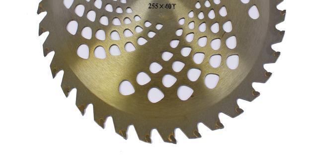 255mm TCT Circular Grass Cutter Blade with 40T for Cutting Bush Bamboo Fence