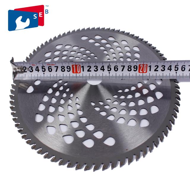 255mm TCT Circular Brush Cutter Blade with 100T for Garden Purpose