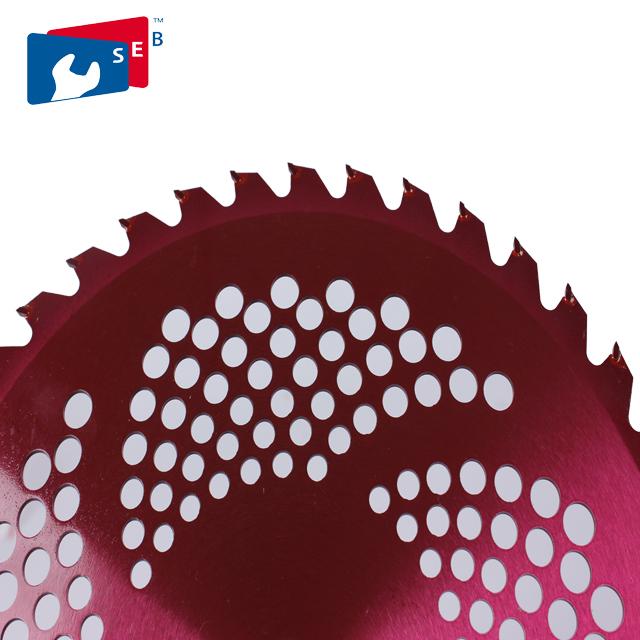 Heat Dissipation Bush Saw Blades , Stable Bamboo Saw Blade Silent Cutting