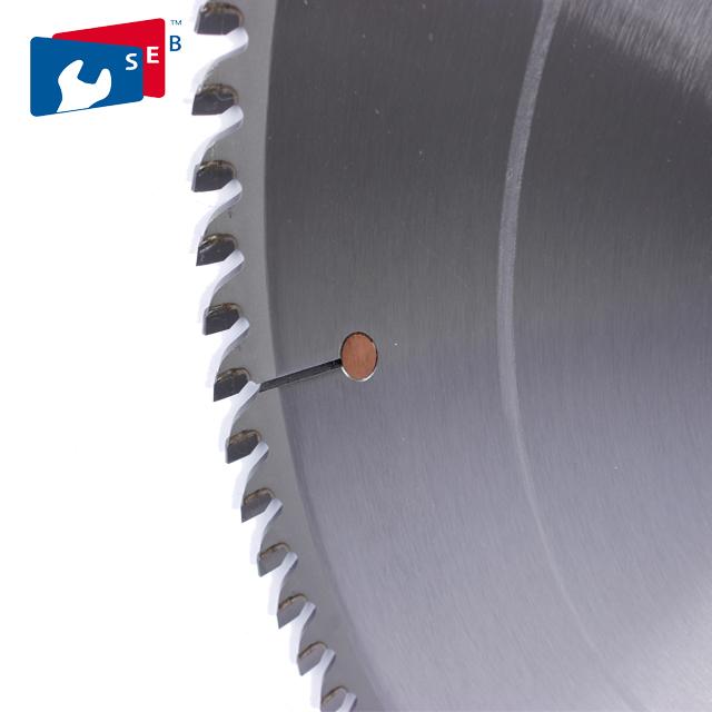 Mental Aluminum 72T TCT Saw Blade High Heat Resistance With Sharp Teeth