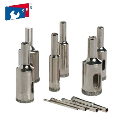 China Ceramic Tile Core Drill Diamond Hole Saw , Electroplated Glass Hole Saw supplier