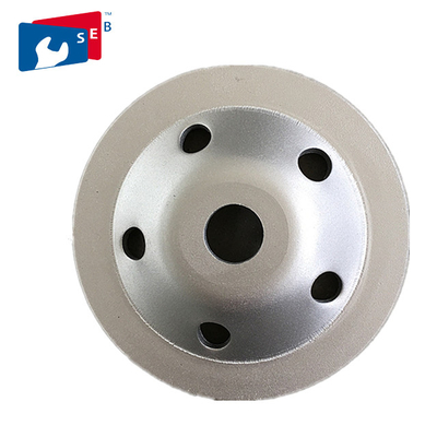 China Diamond Cup Wheel With Carbon Steel Body For Grinding Granite Stone supplier