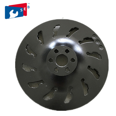 China Full Segmented Black Diamond Cup Wheel For Grinding Marbal Stone supplier