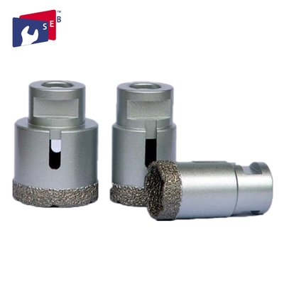 China Hard Porcelain Vacuum Brazed Diamond Tools , Tile Masonry Core Drill Bit supplier