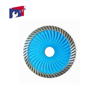 China 10 Inch Diamond Circular Saw Blade with Turbo Wave for Cutting Marble supplier