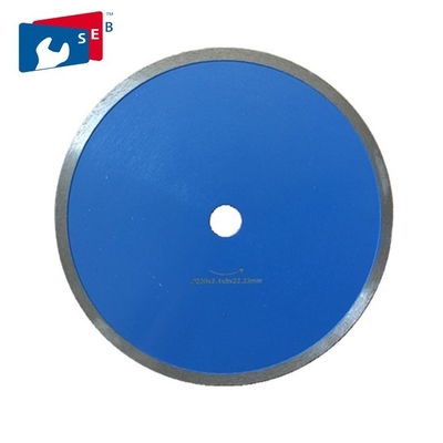 China Blue Marble Cutting Blade Circular Continuous Rim , Wet Diamond Saw Blade supplier
