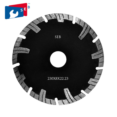 China 230mm Diamond Turbo Blade , Segmented Circular Disc for Cutting Masonry supplier