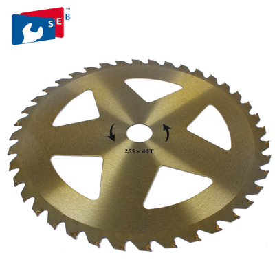 China 255mm TCT Grass Cutter Blade with 30mm Hole diameter for Bush Bamboo supplier