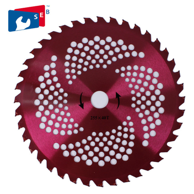 China TCT Circular Grass Cutting Saw Blade with 1 inch Hole for Cutting Fence Bamboo supplier