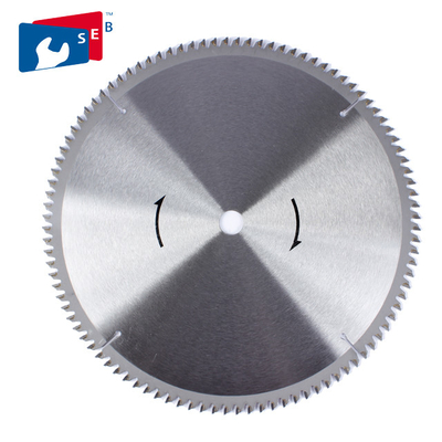 China 2 Mm Thickness TCT Saw Blade , 100T Circular Saw Blades For Wood Cutting supplier