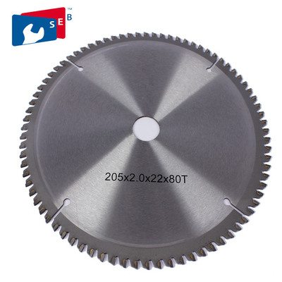 China Mental Alloy TCT Saw Blade ATB Teeth Wear Resistant For Cutting Steel Aluminum supplier