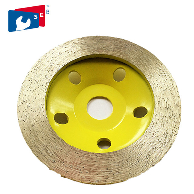 China 125mm Diamond Granite Grinding Wheel with Cup Shape for Marble supplier