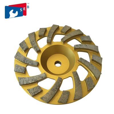 China 105mm Diamond Grinding Wheel with Cup Shape for Concrete Marble Floor supplier