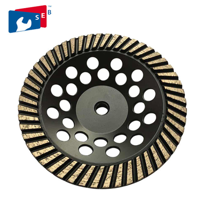 China High Efficiency 4''-7'' Metal Bond Diamond Grinding Cup Wheel for Sale supplier