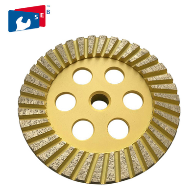 China 125mm Diamond Cup Wheel with Alloy Material for Grinding Granite Marble Floor supplier