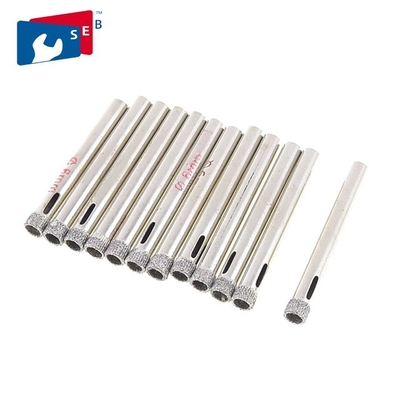 China Glass Drill Bit Ceramic Tile Hole Saw Hex / Round Shank Zinc Coated Surface supplier