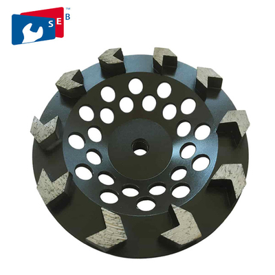 China 5 inch Black Arrow Segmented Cup Wheel with Wet Grinding for Granite supplier