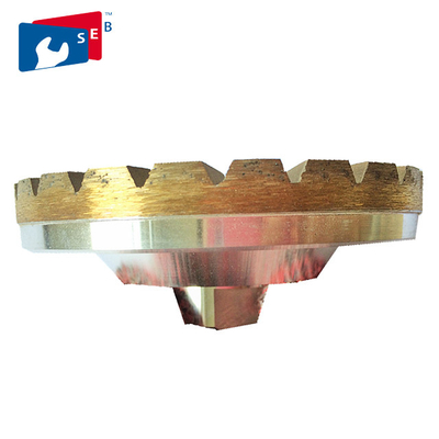 China Segmented Diamond Cup Wheel Painted Color , Masonry Diamond Grinding Wheel supplier