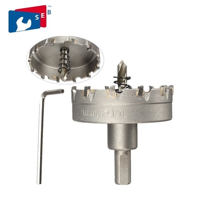 China Stable TCT Hole Saw Cutter Auto Welded Tip Process With Stop Collar supplier