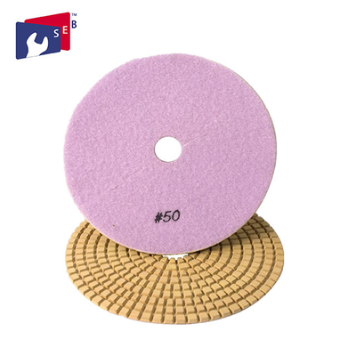 China Flexible Square Diamond Polishing Pads Nylon Sponge 16 - 120 Mm Aperture supplier