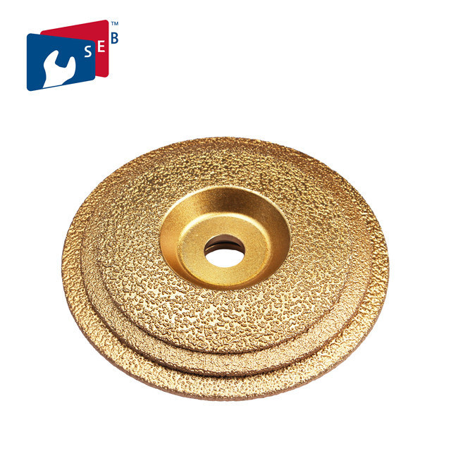 125mm Vacuum Brazed Diamond Cup Wheel , Metal Bond Diamond Grinding Wheels