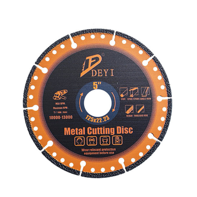 Vacuum Brazed 125mm Porcelain Diamond Cutting Disc Multipurpose