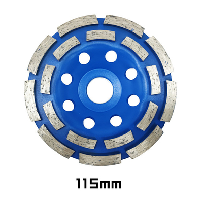 Granite Concrete Blue 115mm Double Row Cup Grinding Wheel 4.5 Inch