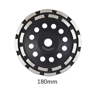 7 Inch 180mm Grinding Diamond Cup Wheel  Double Row Abrasive Disc