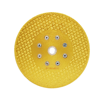 180mm Vacuum Brazed Porcelain Tile Grinding Cutting Disc CE