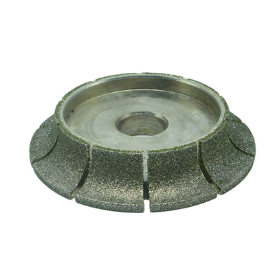 Silver 40mm Dry Use Diamond Grinding Wheel Disc Slotting
