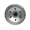 Bore 20mm 22.23mm Turbo Diamond Cup Wheel 4 Inch Turbo Design