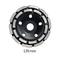 Black 5 Inch 125mm Double Row Diamond Cup Wheel Sintered